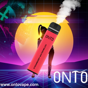 ONTO 1600 puffs disposable vape / Strawberry Watermelon