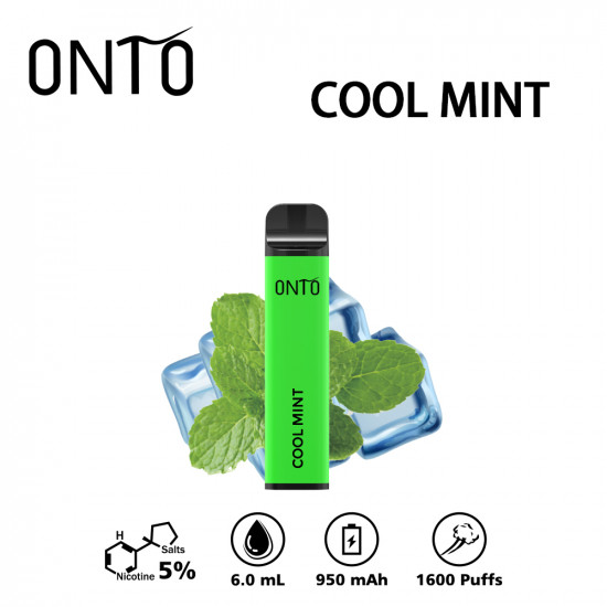 ONTO 1600 puffs disposable vape / Cool Mint