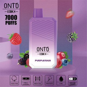 ONTO BOX 7000 puffs disposable vape Purple Rain