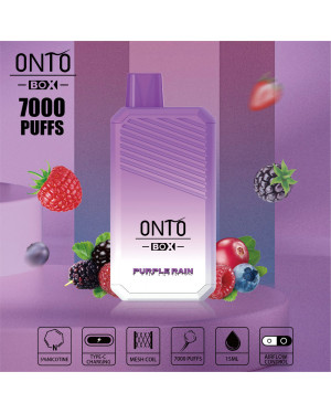 ONTO BOX 7000 puffs disposable vape Purple Rain