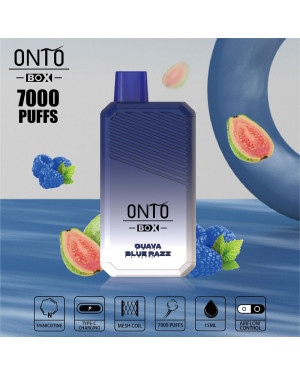 ONTO BOX 7000 puffs disposable vape Guava Blue Razz