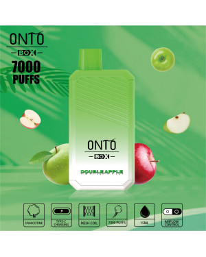 ONTO BOX 7000 puffs disposable vape Double Apple