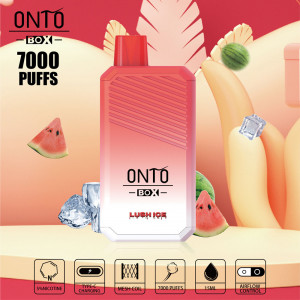 ONTO BOX 7000 puffs disposable vape Lush ice