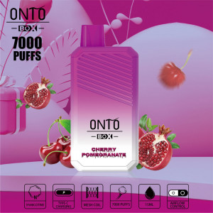 ONTO BOX 7000 puffs disposable vape Cherry Pomegranate