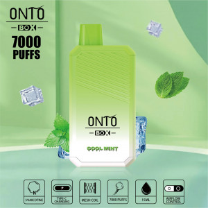 ONTO BOX 7000 puffs disposable vape Cool mint