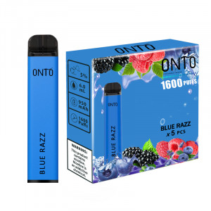 ONTO 1600 puffs disposable vape / Blue Razz