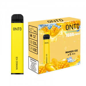 ONTO 1600 puffs disposable vape / Mango Ice