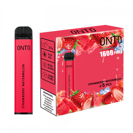ONTO 1600 puffs disposable vape / Strawberry Watermelon